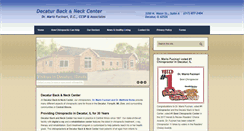 Desktop Screenshot of decaturbackandneck.com
